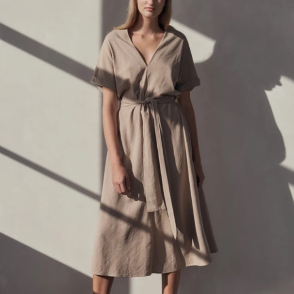 NWT St. Agni Abel Midi Dress